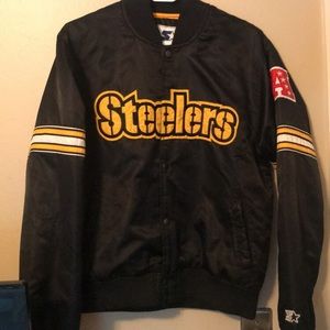Vintage Steelers Starter Jacket youth girls